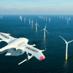 Offshore drone delivery