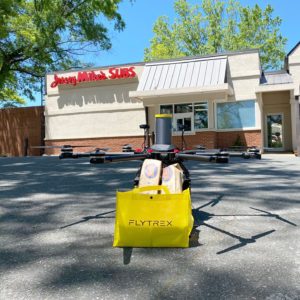 Jersey Mike Subs by drone