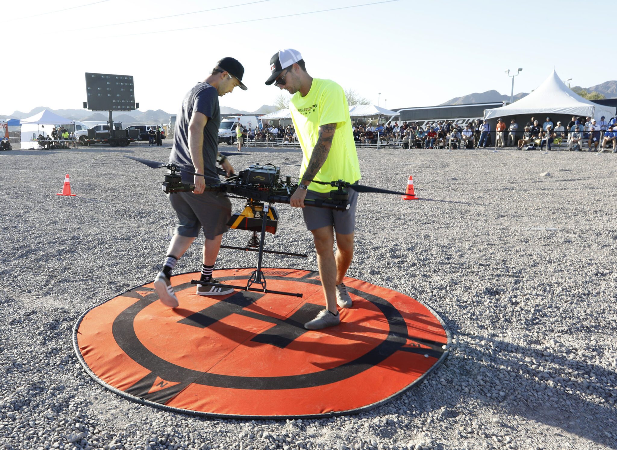 Commercial UAV Expo Outdoor Flight Demo DRONELIFE