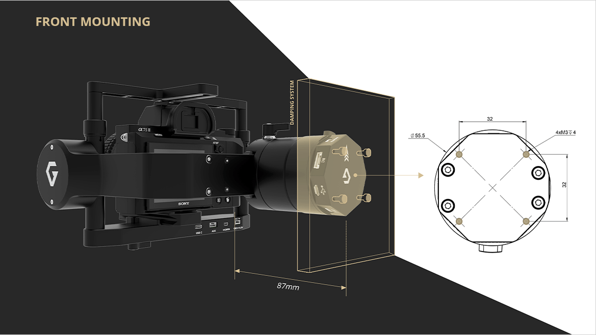 Gremsy 2-axis gimbal