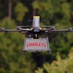 Charleys Philly steaks by drone, drone delivery path optimization