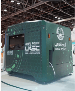 Dubai police drone in a box