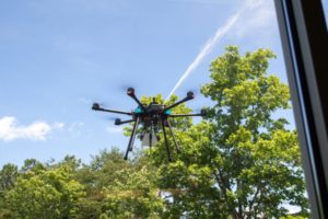 power washing drone