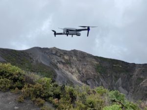 drone volcano