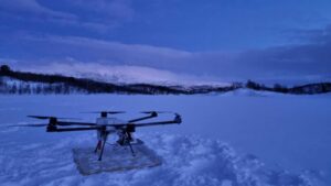 Elistair tethered drone for tactical communications