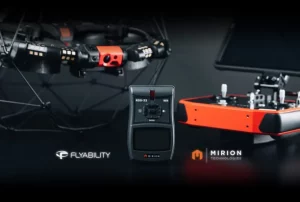 Drones collecting radiation data Flyability Mirion