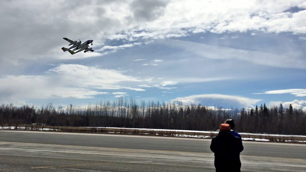 Drones team with fighter aircraft and help inspect airports - GPS