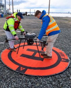 drone delivery over the Hudson River