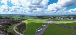 cranfield airport drone