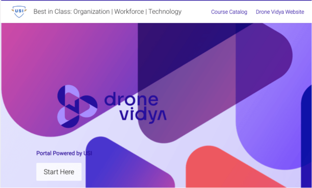 Collaboration Drone Vidya USI – DRONELIFE