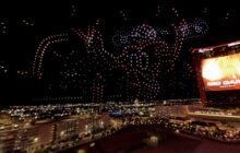 Sky Elements' Super Bowl Drone Show Lights Up Las Vegas