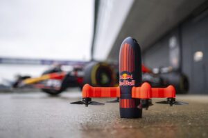 FP1 racing drone footage Red Bull fastest camera drone