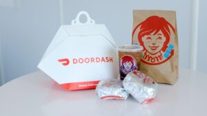 DoorDash by drone Wendy's Wing