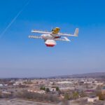 Door Dash by drone Wendy's Wing