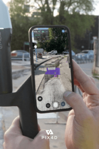 PIX4Dcatch augmented reality