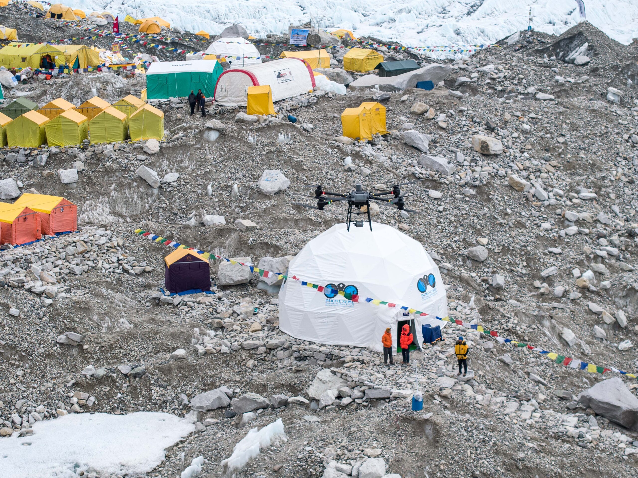 DJI Supply Drone on Mount Everest