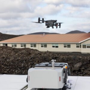 Iceland volcanic drone monitoring