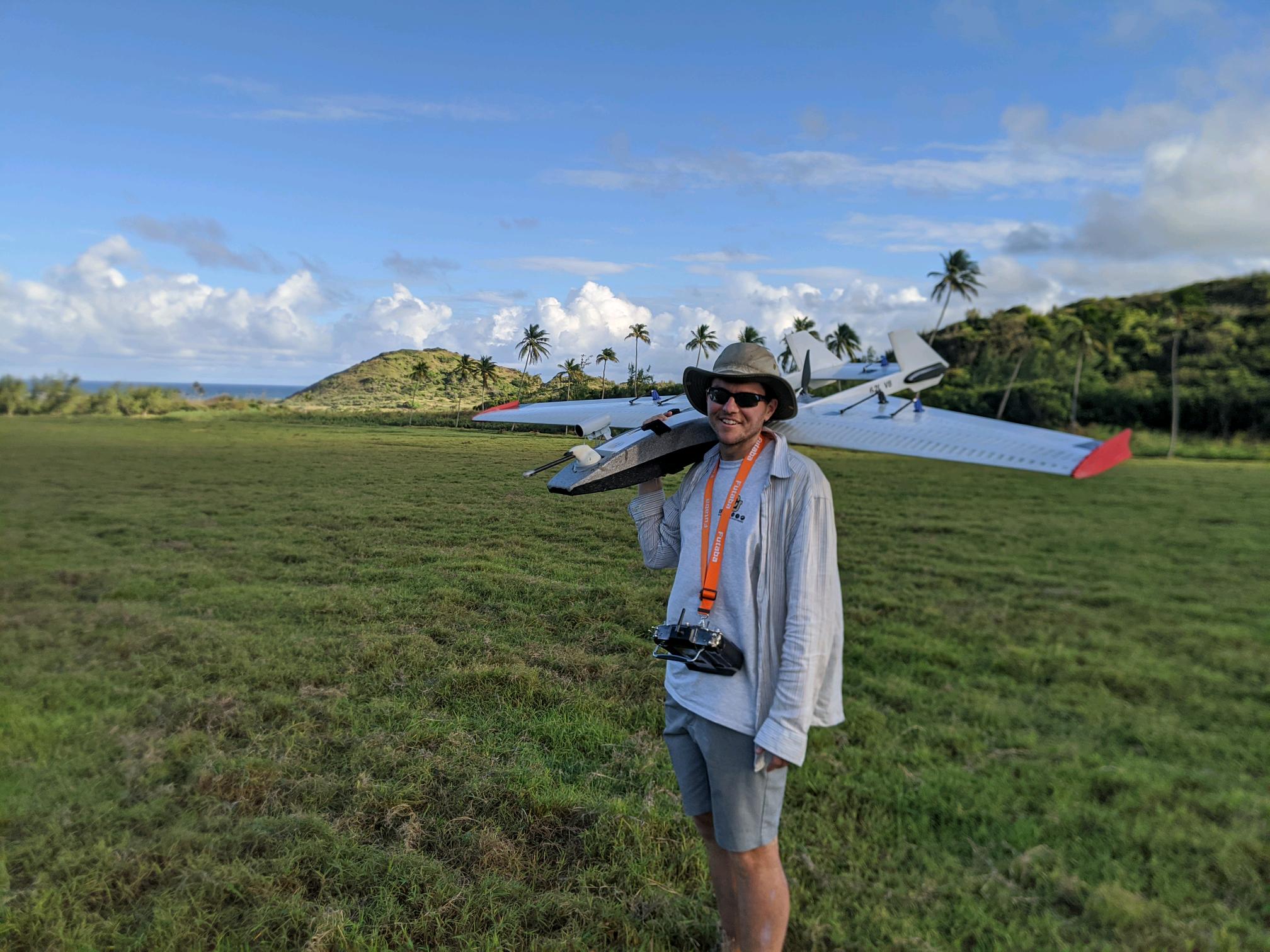 El dron en Twisters