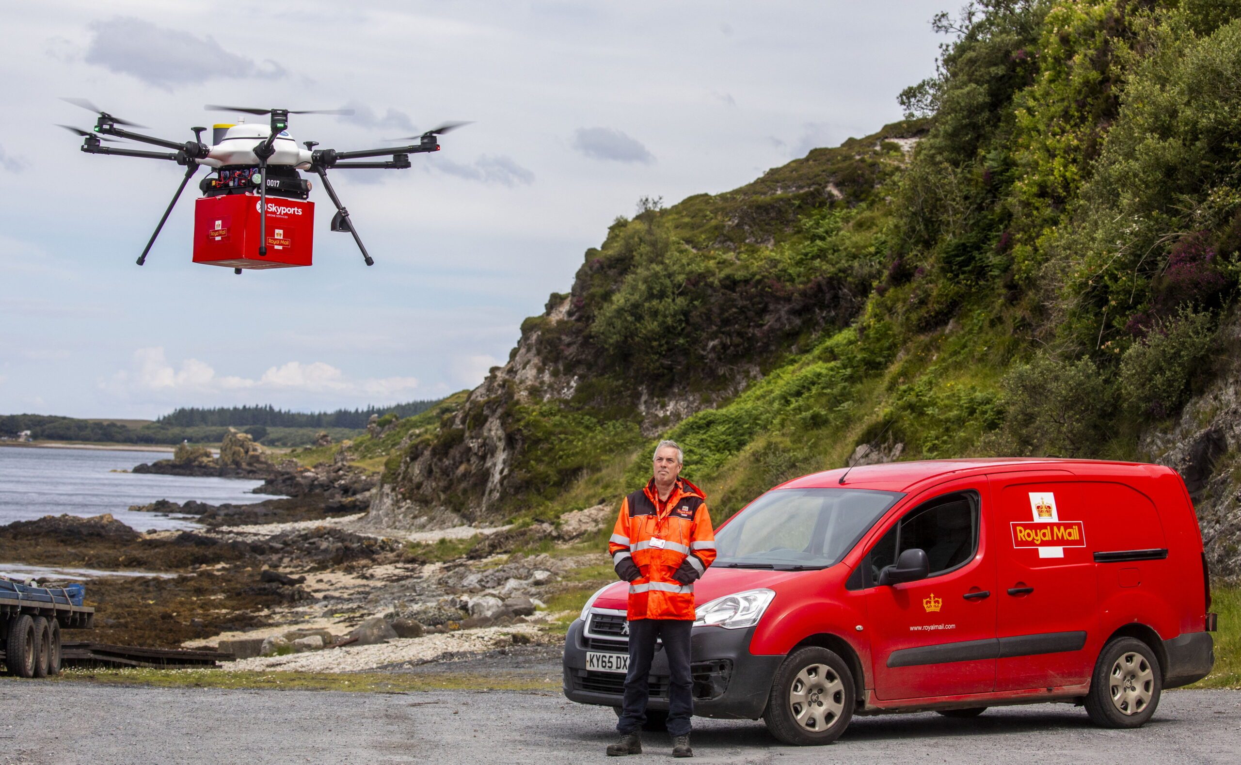 Orkney drone delivery service