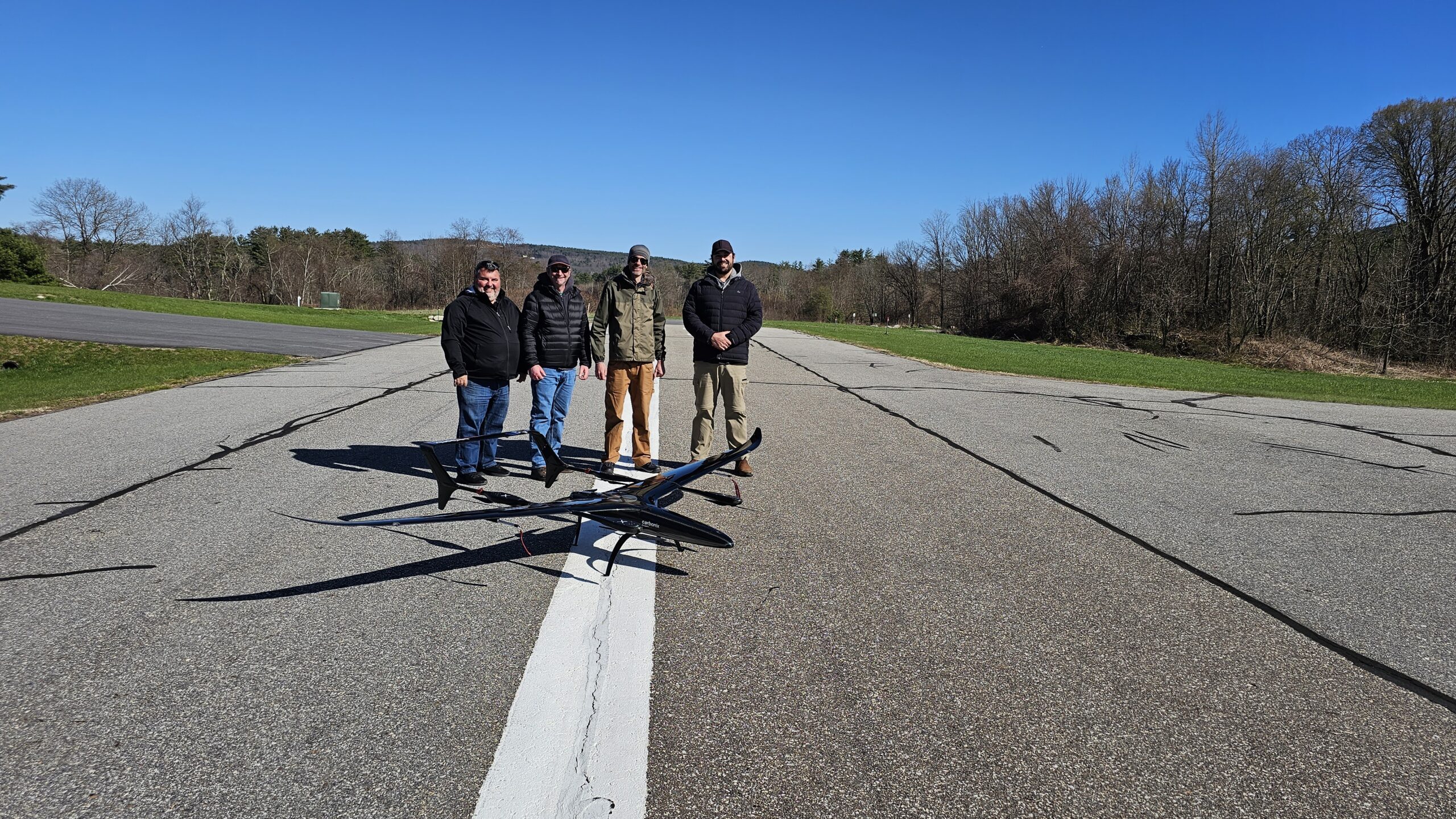 Canadian wildfire drone technology Carbonix Volanti EXO drone crew