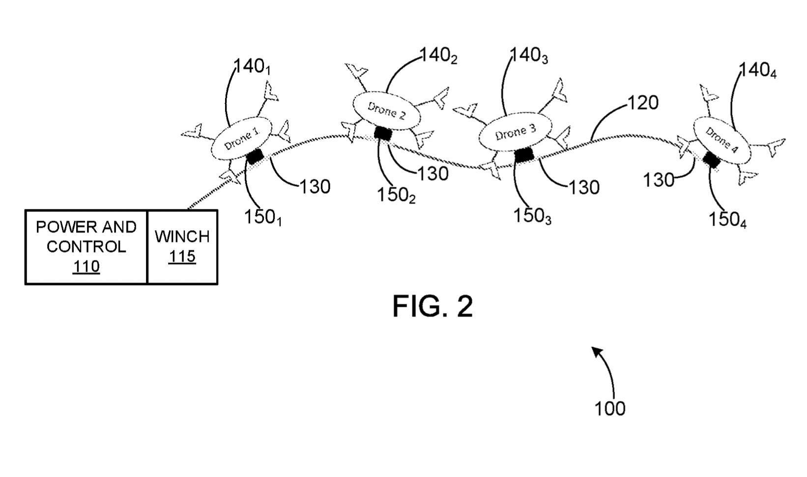 UAV in-flight recharging system US Military Patent