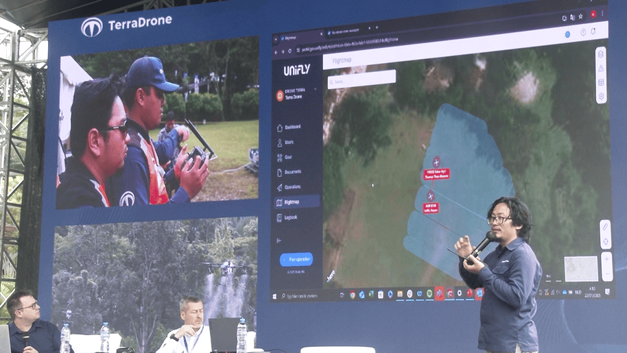 Indonesia multi-drone UTM demonstration
