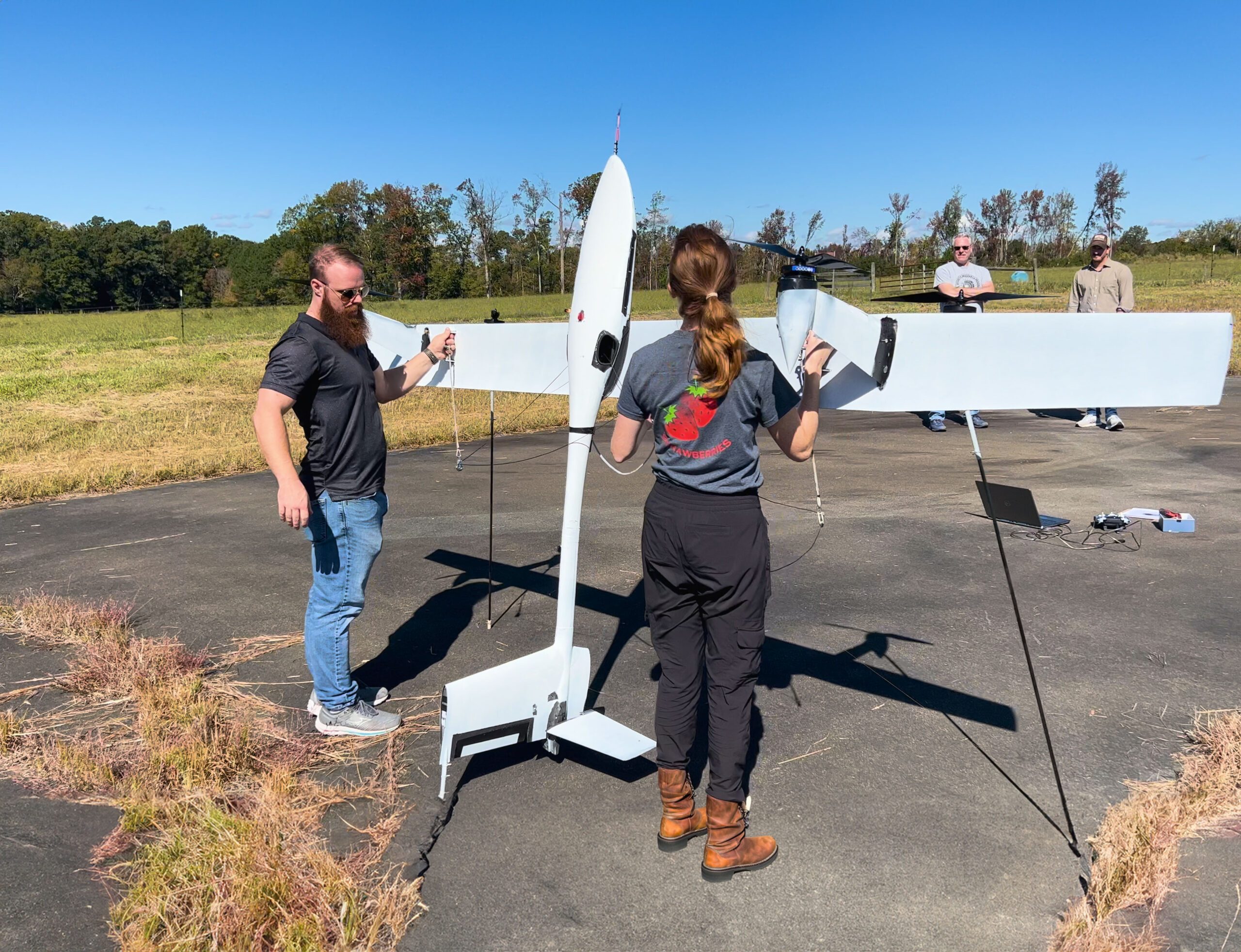 tethered drones generate power