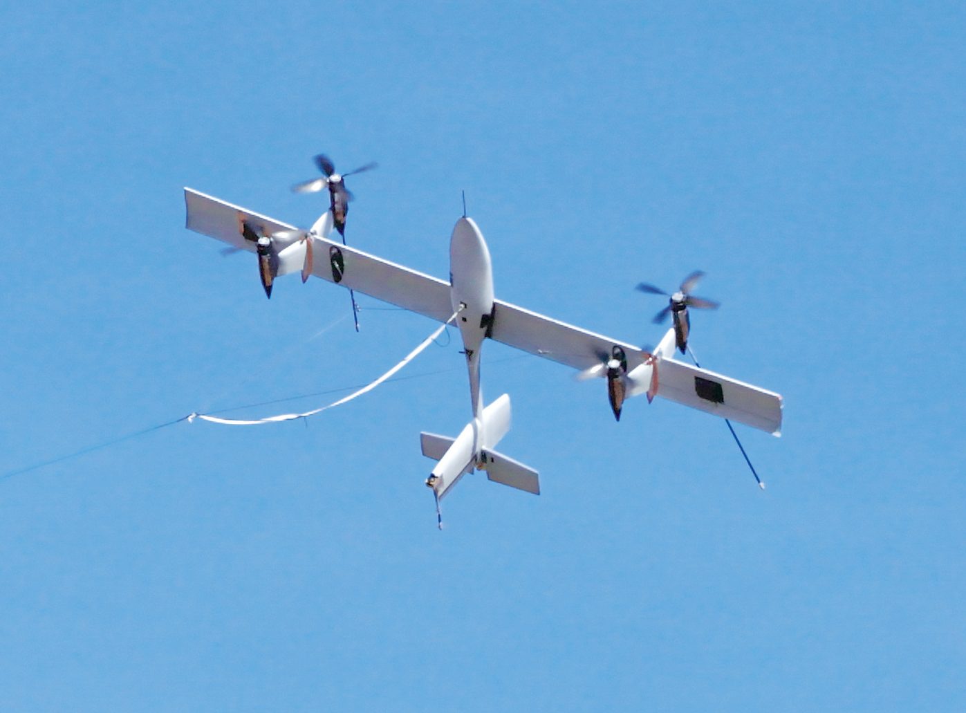 tethered drones generate power