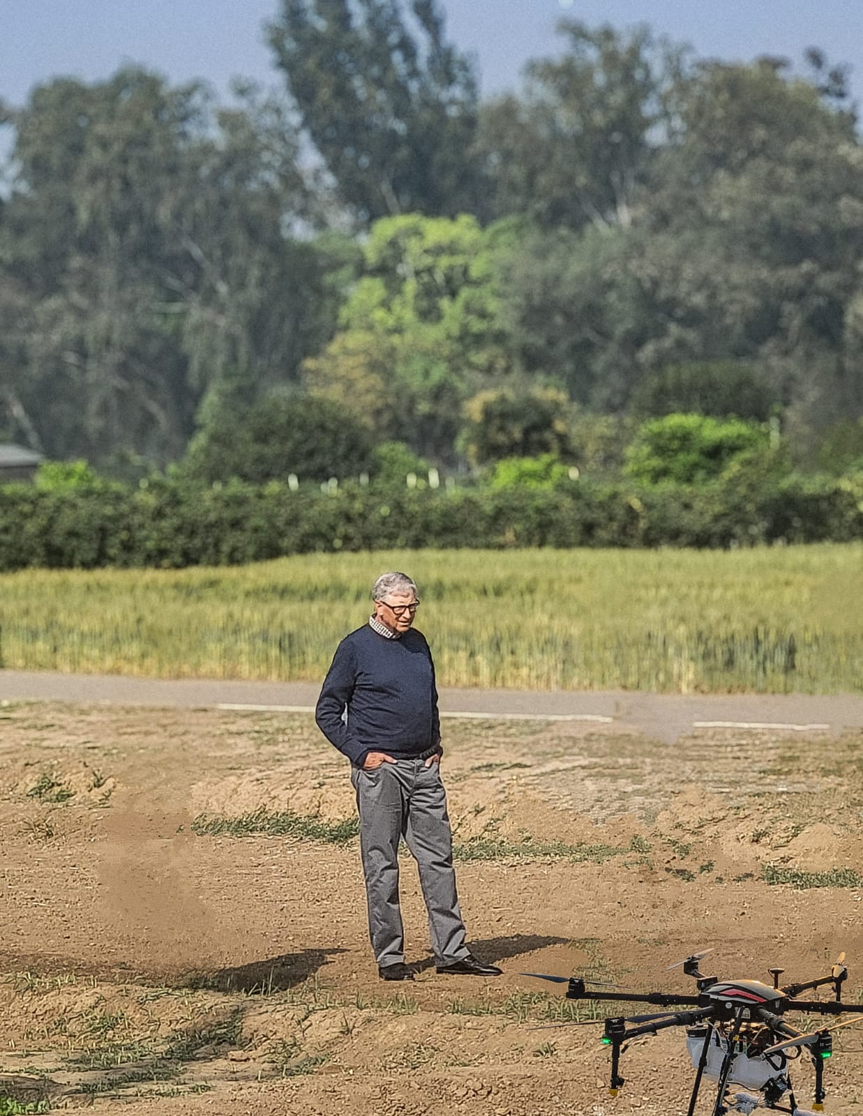 Bill Gates Witnesses Drone Revolution in Rural India