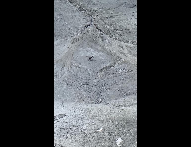 drone volcano mission UAF
