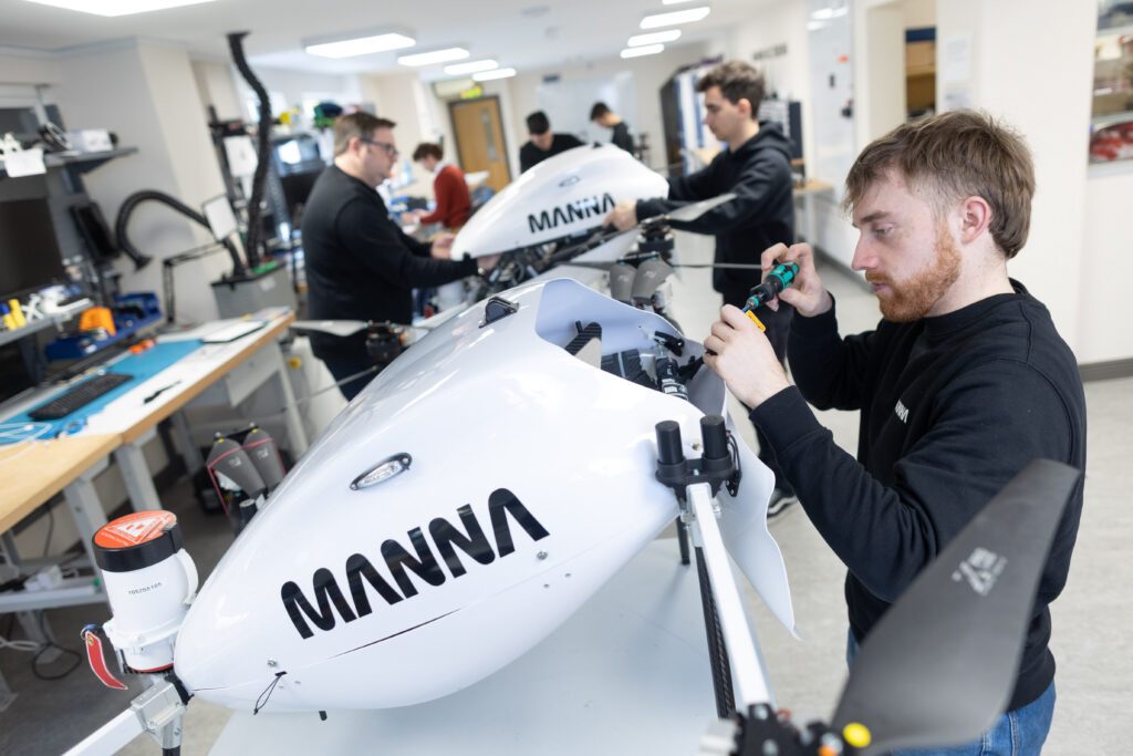 Manna $50 million funding drone delivery - DRONELIFE