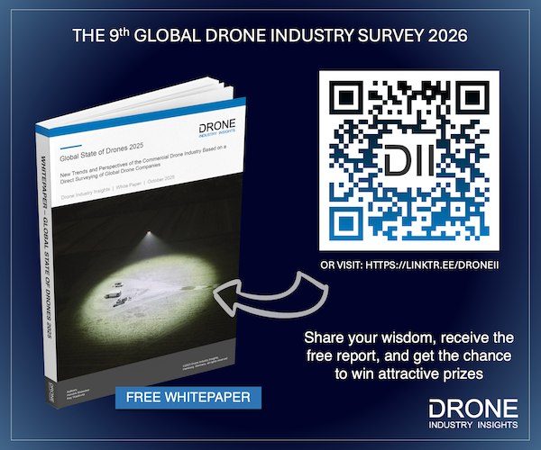 Drone Industry Insights Launches the 9th Edition of the Global Drone Survey — The World’s Largest Annual Industry Survey for the Drone Market