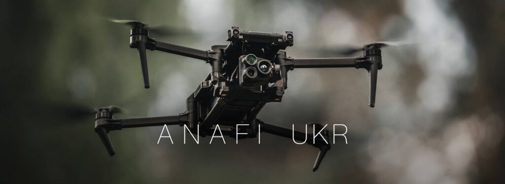 Parrot ANAFI UKR GOV drone and DBOX autonomous docking station used in the Evolver DFR public safety program.