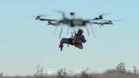 Ukrainian heavy-lift hexacopter designed for military logistics and casualty evacuation