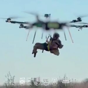 Ukrainian heavy-lift hexacopter designed for military logistics and casualty evacuation